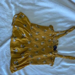 Yellow flowy Tank
